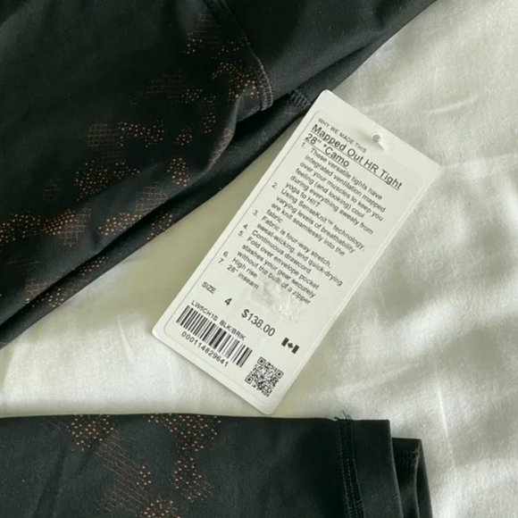 NWT Lululemon High Rise legging 28" - Picture 6 of 6